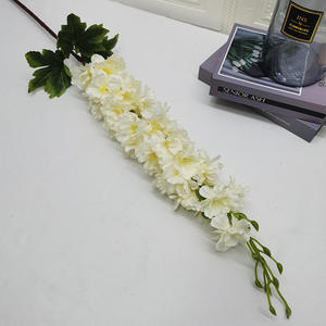 Grandes fleurs artificielles en soie violette, fleurs artificielles géantes pour décoration de mariage à la maison - Product Image 5