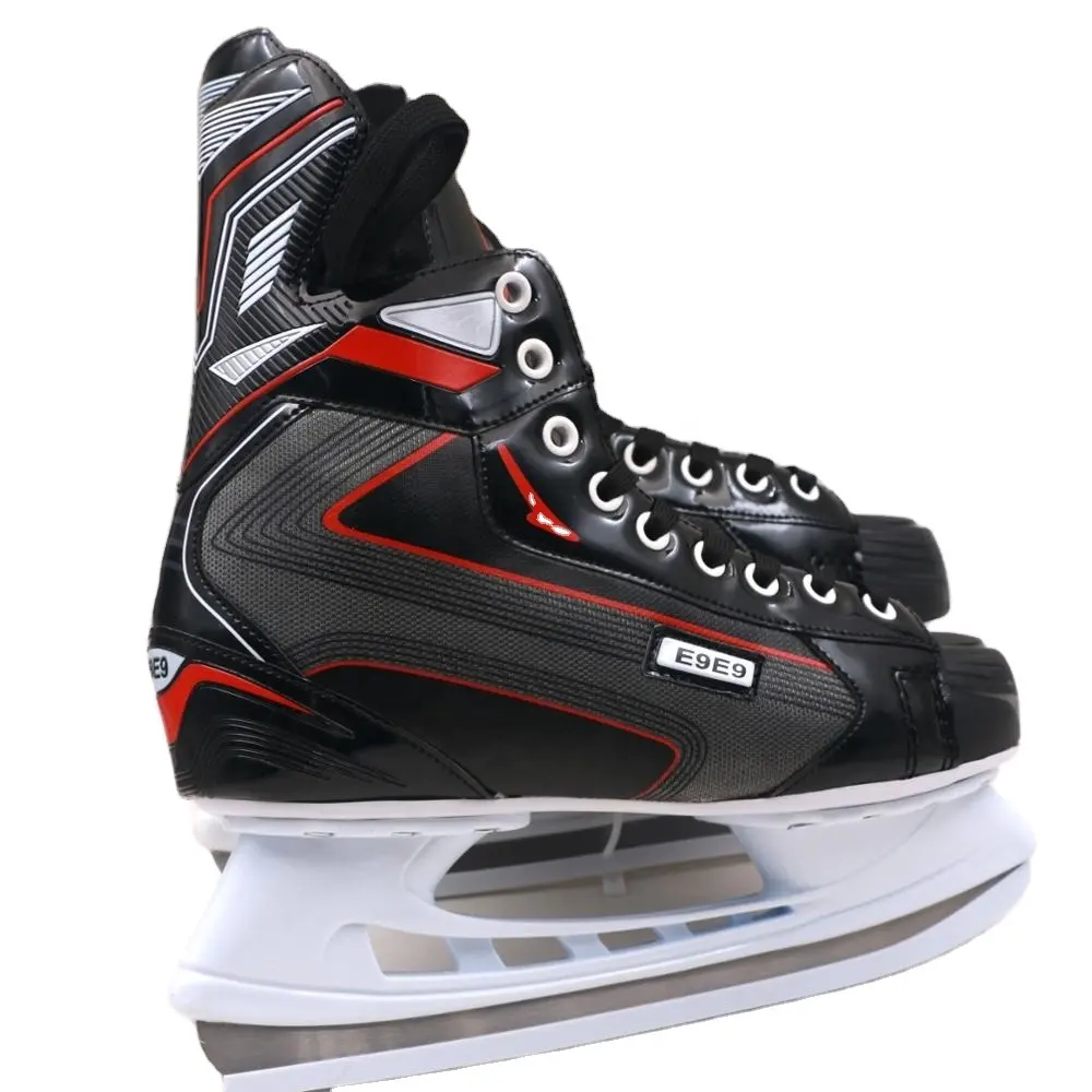 Hot Selling Vaste Grootte Hoge Kwaliteit Populaire Professionele Merk Maatwerk Rvs Ice Skate Hockey Skate