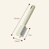 FF5799 Multifunctionele 4-in-1 groenteborstel met schilmesje, aardappel- en wortelschrobber, keuken fruit- en groentereinigingsborstel
