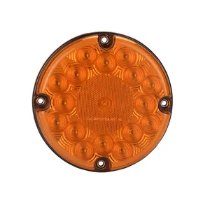 LED circular rubber lamp manufacturer provides 18 bead tail lights for trucks, rear tail lights for truck trailers