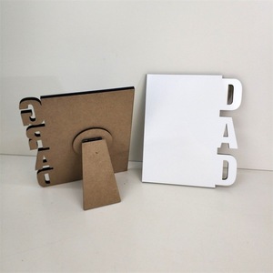 Cadre <span class=keywords><strong>photo</strong></span> MDF vierge à sublimation Offres Spéciales Bloc personnalisé pour panneau en bois cadeau maman - Product Image 3
