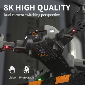 Ba chướng ngại vật tránh 8K chụp ảnh trên không độ nét cao máy ảnh kép Quadcopter Drone máy bay điều khiển từ xa có thể gập lại - Product Image 3