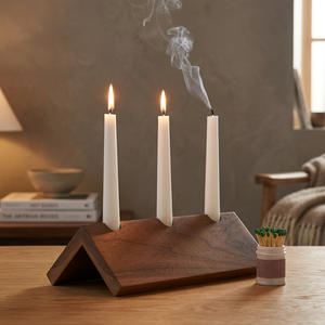 Lanterne en bois en forme de cœur faite à la main pour la décoration de la maison et les cadeaux d'Halloween - Artisanat indien pour la maison - Product Image 1
