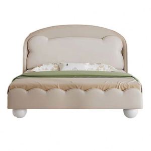 Cama Individual Creamy Cloud para Niños, Diseño Moderno y Minimalista con Almacenamiento de Juguetes Integrado y Adorables Detalles de Osito de Peluche - Product Image 6