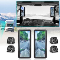 Kamera Pandang Samping Digital STONKAM CMS 1080P Lensa Ganda Layar IPS Pemantauan BSD untuk Truk dan Bus Berat