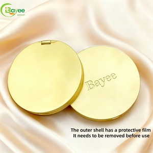 Double Sided Compact <b>Mirror</b> 2X Magnification Foldable Pocket Makeup <b>Mirror</b> Portable Travel Cosmetic <b>Mirror</b> for Daily Touch Up - Product Image 2
