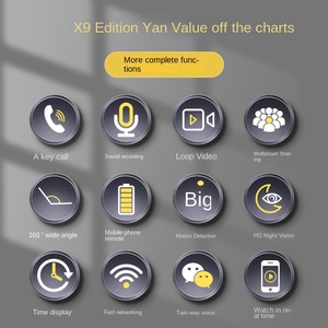 Ev Dekorasyonu Cep Telefonu Uzaktan Kumandalı WiFi İzleme Kişiselleştirilmiş Sesli <span class=keywords><strong>Video</strong></span> Kaydı Dahili Pil Gece Görüşü İç Mekan - Product Image 4