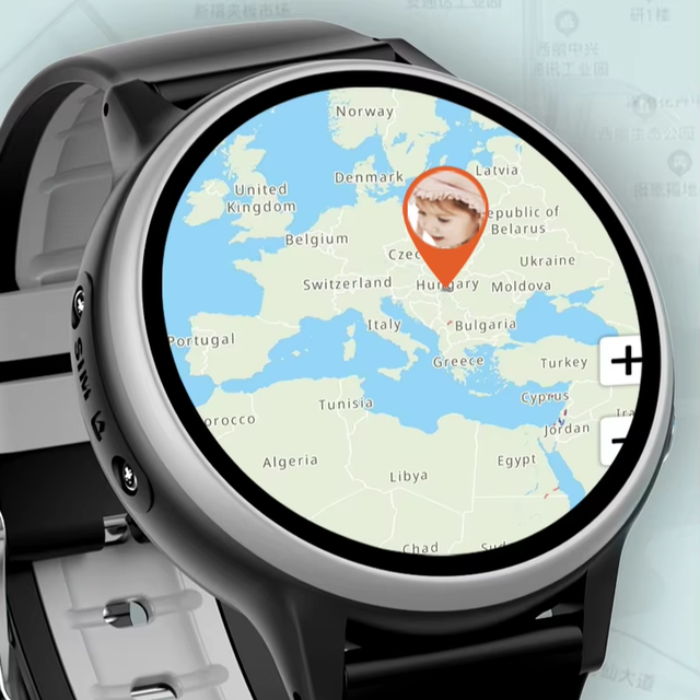 No Screen Round CT06 4G RTOS GPS Watch Mobile Touch Watch