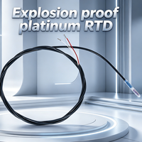 RTD Thermocouple PT100 Stainless Steel Corrosion Resistant Long Life Span Multifunctional Sensor High Stability High Precision