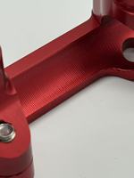 Collier de fixation de potence de direction en alliage d'aluminium rouge CNC de haute qualité pour moto FC250 SX125 – Support supérieur de rétrofit/amélioration