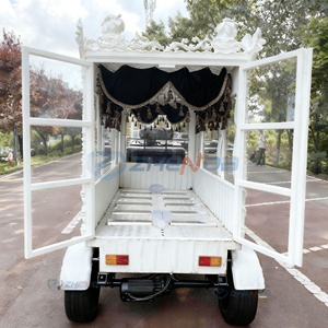 New Model Special Transport Manufacturers Sell Retro Electric Funeral Carriage Coffin Car Hearse and Motorcycle <b>Trailer</b> Hearse - Product Image 5