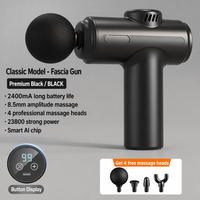 Pistolet de massage musculaire électrique portable rechargeable USB mini, pour la récupération à domicile et en salle de sport, pistolet de massage silencieux OEM en gros