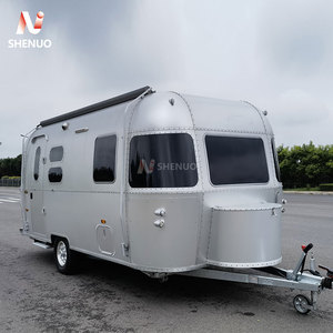 Caravane à châssis en aluminium homologuée GCC TPO7B, caravane de remorquage économique, remorque à déchets pour expéditions dans le désert arabe - Product Image 1