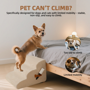 Bestseller Traagschuim Hondentrap Hulp Bij Het Beklimmen Van Aangepaste Hondenkatten Oprit Voor Trappen Wasbare Waterdichte Hoes - Product Image 2