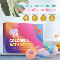 Coffret Cadeau de Bombes de Bain Effervescentes au Sel de la Mer Morte et à la Rose Naturelle, Parfum Herbal Relaxant, Colorées et Personnalisables – Vente en Gros
