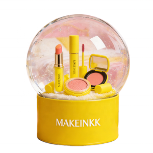เรซิ่นคราฟต์ MAKEINKK ลูกโลกหิมะสำหรับผลิตภัณฑ์บำรุงผิว งานแฮนด์เมดสีฟ้า ชุดผลิตภัณฑ์บำรุงผิว ของตกแต่งสำหรับเป็นของขวัญ - Product Image 5