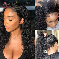 Xuansheng — perruque naturelle à Deep Wave brésilienne, cheveux humains, bandeau, vente en gros