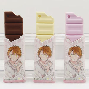 制造商长形巧克力定制徽标2D 3D可爱促销钥匙扣可爱心形巧克力钥匙扣钥匙扣定制徽标 - Product Image 5