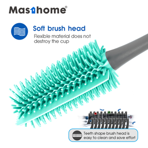 Mascara facial Durable, mini <span class=keywords><strong>TRP</strong></span>, en silicone, à longue manche, tasse de bébé, brosse de nettoyage - Product Image 4