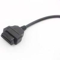 Venta Directa de Fábrica: Cable de Extensión OBD2 ELM327 con Conector Hembra de 16 Pines/Agujas, Cable Abierto