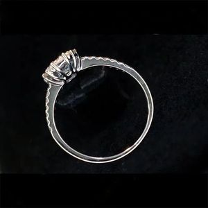 Bague de fiançailles Xinfly en or 18 carats avec diamant rose naturel et diamant blanc 0,4 carat, anneau en or massif pur - Product Image 3