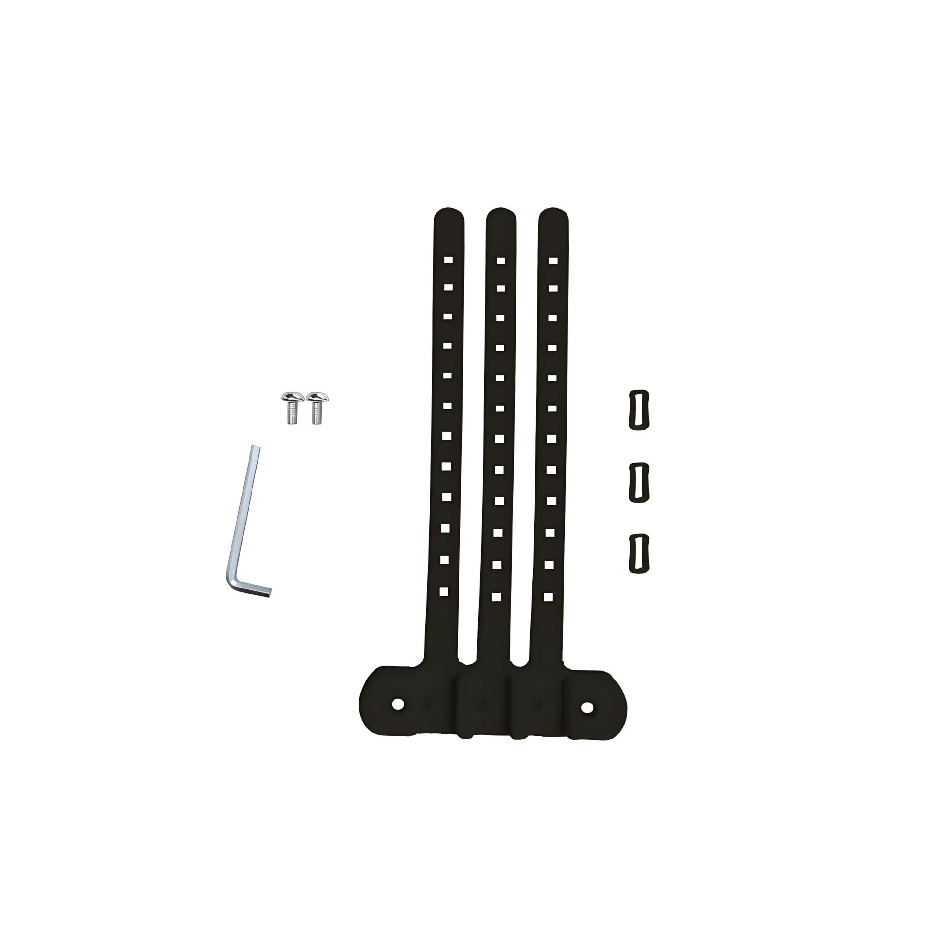 Sangle adaptateur porte-bouteille d'eau en silicone - Noir [Trois sangles]