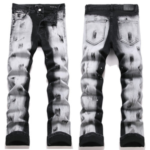 Jean ample vintage en denim brut japonais selvedge, coupe droite oversize, jambe large, style bootcut, pour homme, conçu sur mesure - Product Image 6