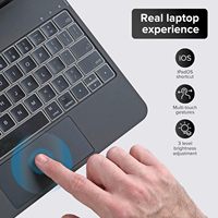 Nouveau clavier mécanique étanche avec rétroéclairage LED, étui pour iPad 11e génération (A16), clavier magique ultra-fin magnétique, coque intelligente