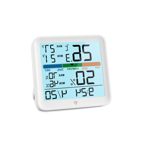 Reloj Digital LCD, Termómetro, Higrómetro, Medidor Electrónico de Temperatura y Humedad - Product Image 6