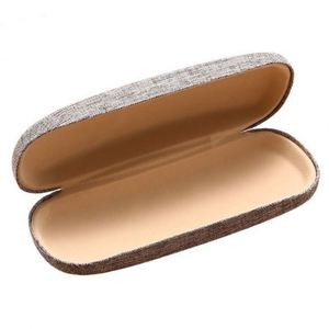 Large Hard <b>Case</b> Linen Fabric Protective Eyeglass Holder Men Women Travel <b>Glasses</b> <b>for</b> Uv Sunglasses Unisex Gift - Product Image 2