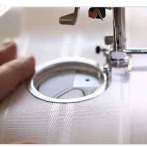 Thời trang thiết kế chống ăn mòn xếp li rèm cửa sổ với trang trí Ribbon rắn dệt saleable phụ kiện - Product Image 3