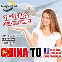 Services logistiques dans le monde entier Lcl Fcl Transporteur maritime et aérien Agent d'expédition à porte vers USA Europe Moyen-Orient