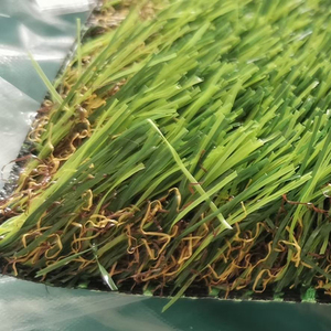 Tùy chỉnh 40 mét đống Chiều cao tổng hợp Turf Thảm PP & <span class=keywords><strong>PE</strong></span> vật liệu cỏ nhân tạo cho tường trang trí - Product Image 5