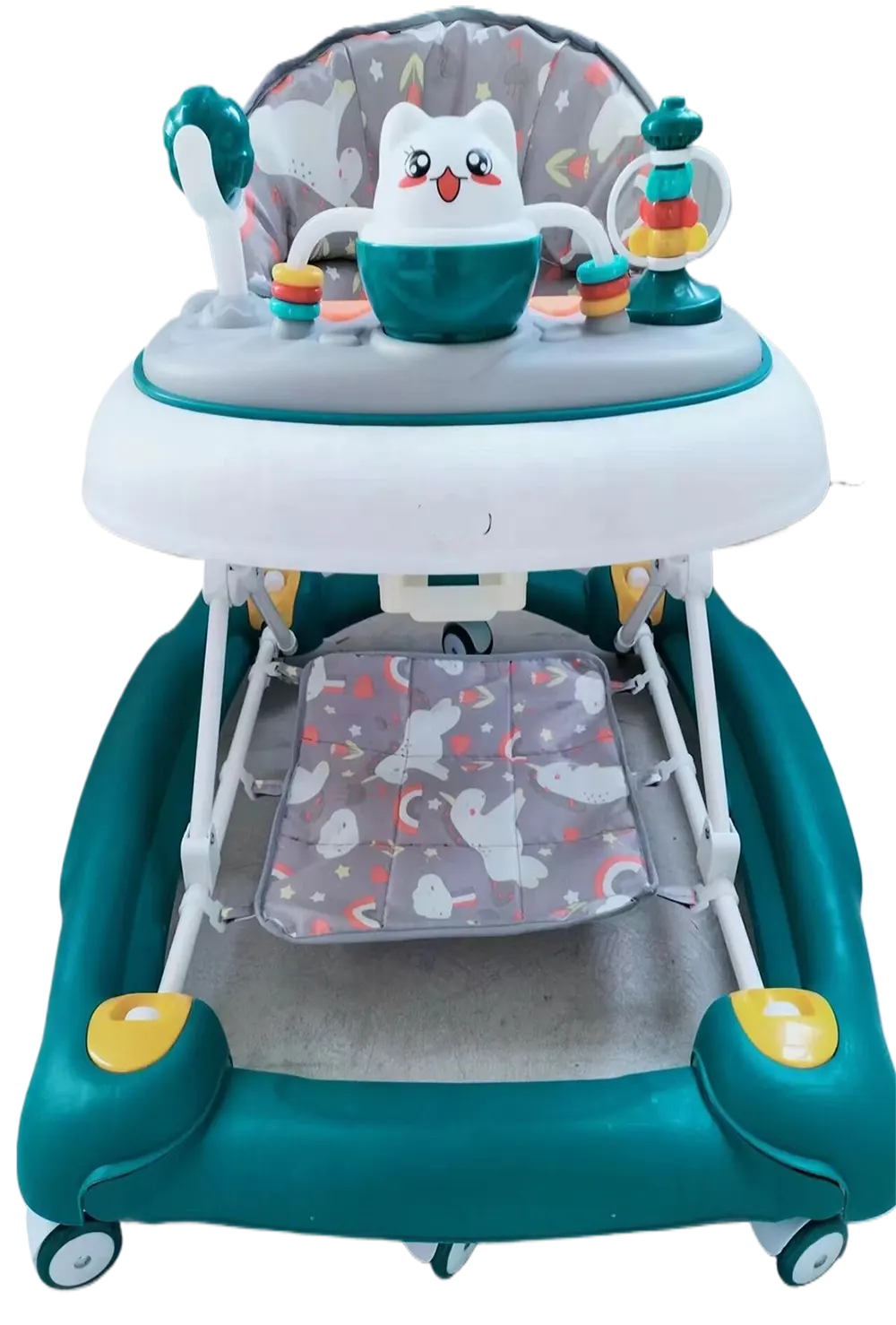 2024 Newborn baby Items Luxury Multifunctional with canopy and pushhandle  mat Baby activity center Baby walker
