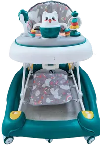 2024 articoli per neonati di lusso multifunzionali con baldacchino e manico a mano, tappetino centro attività baby walker