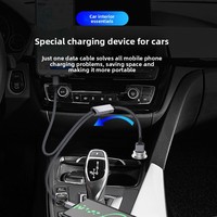 Câble de charge rapide professionnel 100W, 0,5/1,2/2/3 mètres, 2-en-1 Type-C/USB pour transfert de données, compatible iPhone, smartphone, ordinateur portable