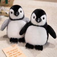 Boneka Penguin Gemuk Lucu, Boneka Hewan Penguin Lembut dan Tebal, Boneka Plushie Arktik Realistis, Hadiah Anak, Grosir, Pereda Stres