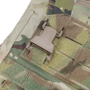 Gilet tactique porte-plaques latéral en Nylon et Polyester, à libération rapide et ajustement rapide, compatible Molle, pour équipement de combat extérieur et de défense personnelle - Product Image 5