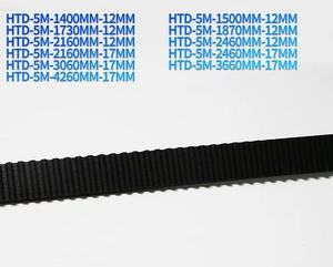 Courroie de distribution synchrone en caoutchouc 5M 1400 1730 1870 2160 2460 3060 4260 1500 Courroie de traction pour ascenseur - Product Image 5