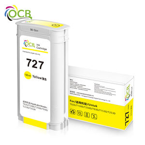 OCBESTJET <span class=keywords><strong>5</strong></span> 星级正反馈 727 BK 300 毫升墨盒适用于 <span class=keywords><strong>HP</strong></span> T2500 T1530 T920 T1500 T930 T2530 打印机 - Product Image 5