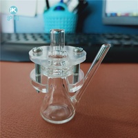 Appareil de diffusion transdermique en verre borosilicaté Huke HK0010, adaptateur de laboratoire, clip en plexiglas, capacité 9mm~25mm