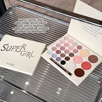 Palette de fards à paupières multichromes véganes personnalisées, marque privée, vente en gros, pailletée, mate, hautement pigmentée, en format livre