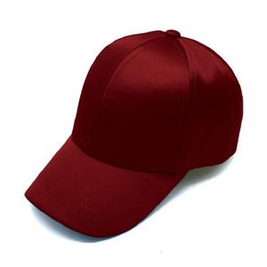 قبعات بيسبول من الساتان ذات 6 ألواح عتيقة عالية الجودة ، قبعة فارغة بسيطة البناء مع إغلاق معدني - Product Image 4