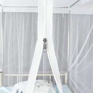 <span class=keywords><strong>Moustiquaire</strong></span> de lit superposé pour dortoir étudiant, installation gratuite, anti-poussière, porte simple, sans support - Product Image 4