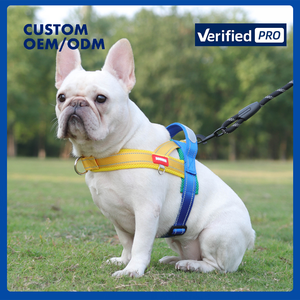Sản Phẩm Mới Phản Quang Yên Hình Ngực Strapwiden Webbing Mà Không Sstrangling Cổ Con Chó Dây Xích Con Chó Khai Thác - Product Image 5