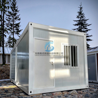 Caseta de Almacenamiento de Jardín de Acero para Exteriores, Panel Sándwich, Ensamblaje Desmontable, Casa Contenedor Prefabricada, Entrada de Supermercado
