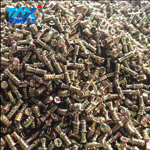 TAX 2-In-1 Connector M6X17.5 Zinc Plated Phillips Head Screw For Furniture Wardrobe - Product Image 1