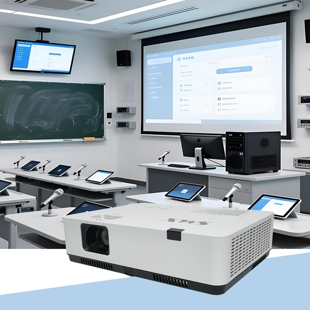 High-Brightness SMX MX-L375X Projector for Education 3,700 Lumens Automatic Ceiling Mode Four-Corner Keystone Correction
