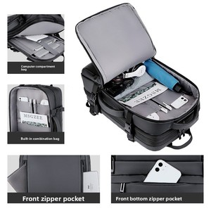 <span class=keywords><strong>Mochila</strong></span> Oxford Unisex de Gran Capacidad, de Alta Gama, Moderna, para Viajes, Trabajo, Escuela, Impermeable, para Computadora - Product Image 2