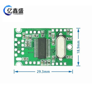 USB2.0 Hub Expansion Module 1 To 4 Ports Plastic Board No <b>Plug</b> Required For Computer Peripheral Use - Product Image 3